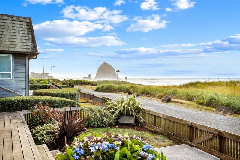 Coastal house with ocean view.