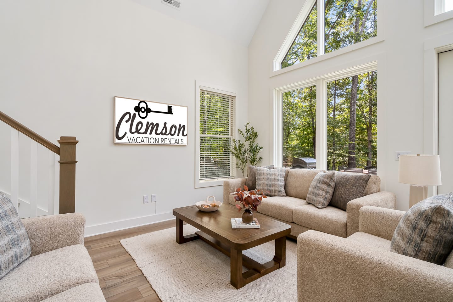 Cozy living room with window view.